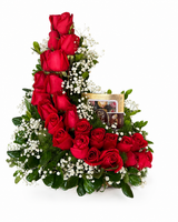 Red Rose & Chocolate Elegance