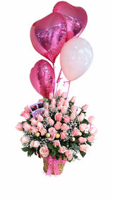 Pink Celebration Basket